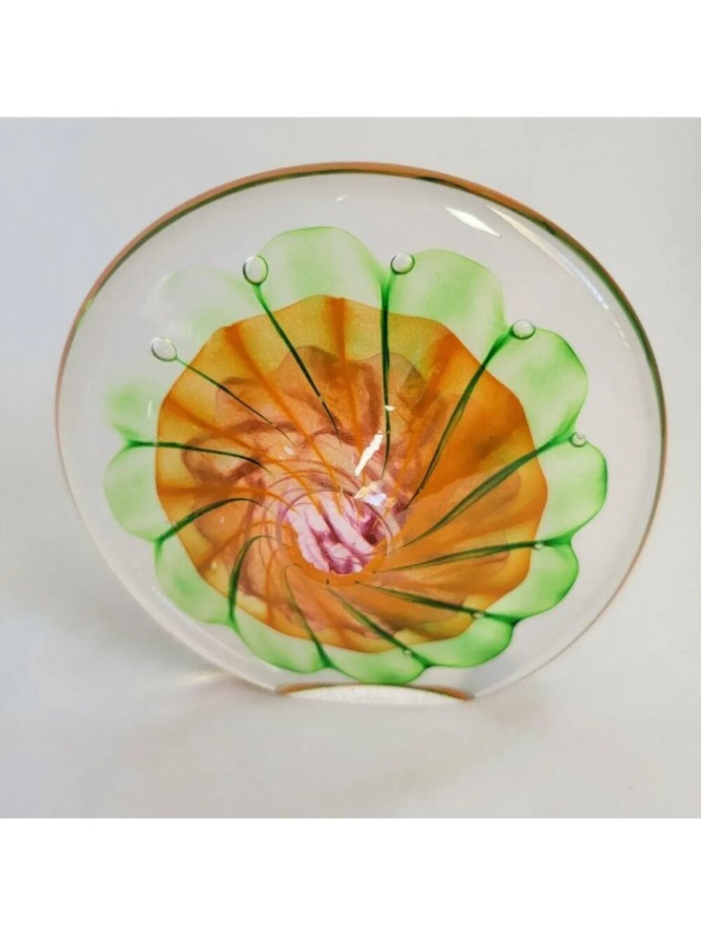 Jacob Carlson Art Glass Sculpture, Signed 2007 - Picture 5 of 9